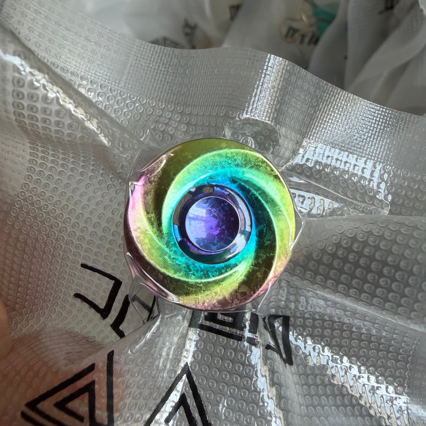 Cookie button V2 - Crystal Ti