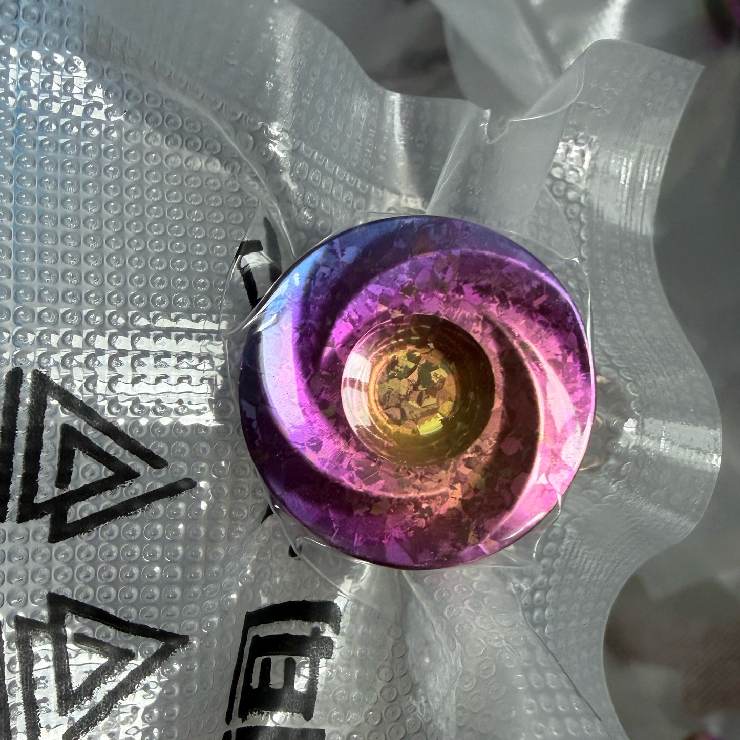 Cookie button V1 - Crystal Ti