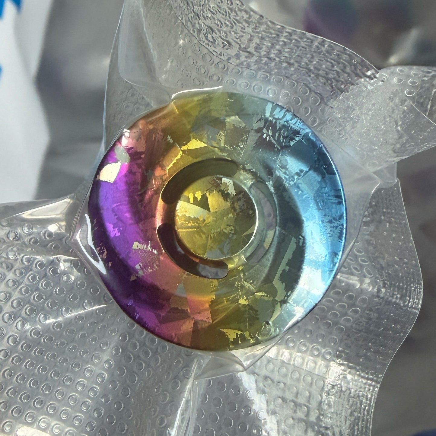 Cookie button V2 - Crystal Ti